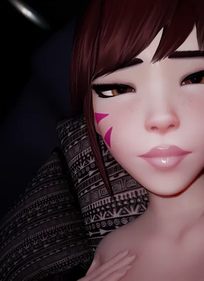 D.Va Recording her Squirting Orgasm