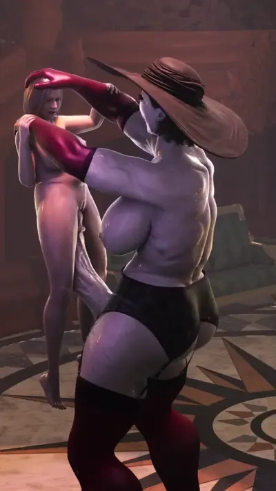 Dimitrescu Using Mia Like Fleshlight