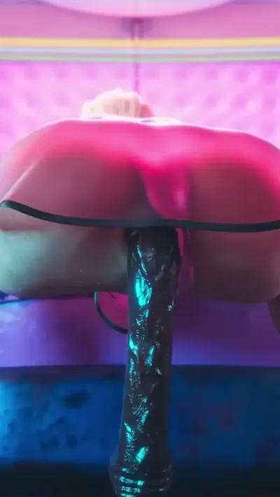 Judy Anal Masturbation With Huge Dildo