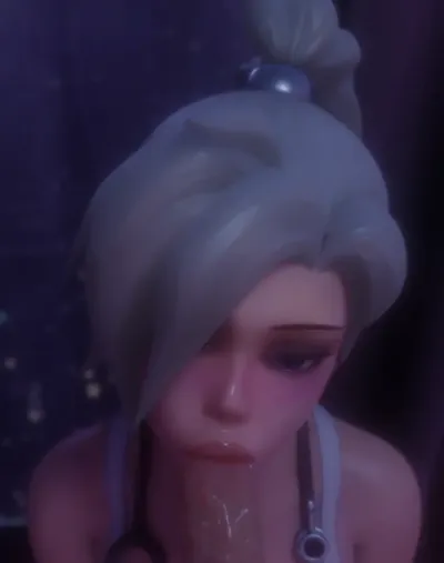 Mercy Sucking Cock POV