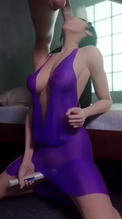 Tifa Masturbating During Blowjob