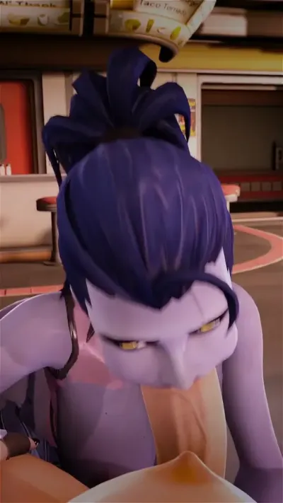 Widowmaker Balls Deep Blowjob POV