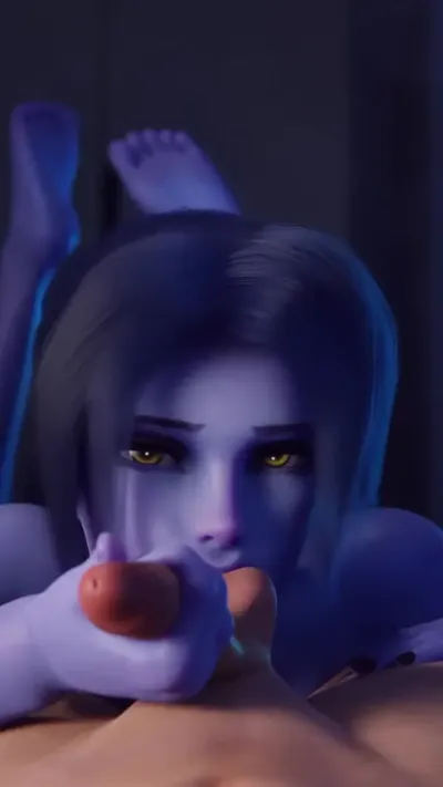 Widowmaker Keeps Sucking After Orgasm